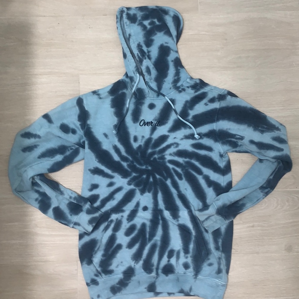 Persaya x-small blue tie-dye hoodie